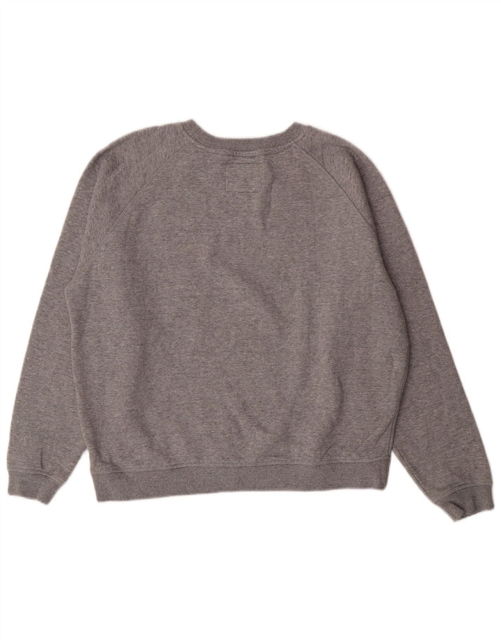Jack Wills Damen-Sweatshirt-Pullover, UK-Größe 44, Größe L, Grau, Baumwolle