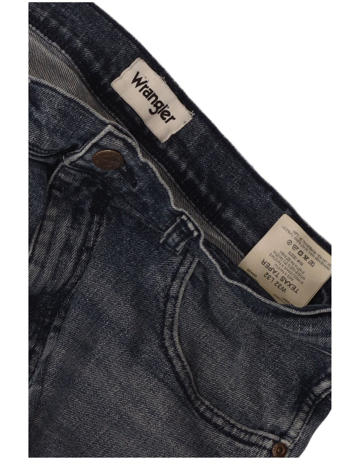 Wrangler Herren Texas Tapered Jeans W32 L32 Blaue Baumwolle