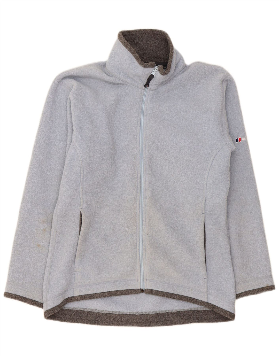 Berghaus Damen-Oversize-Fleecejacke, Gr. 10, Small, Blau, Farbblock