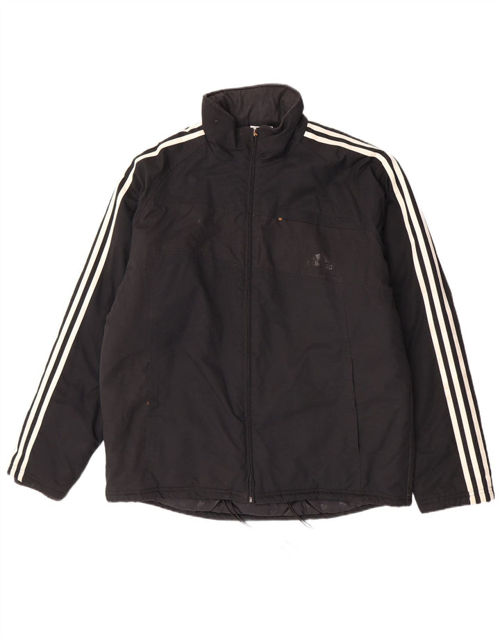 Adidas Herren Windjacke UK 38 Medium Schwarz Polyamid