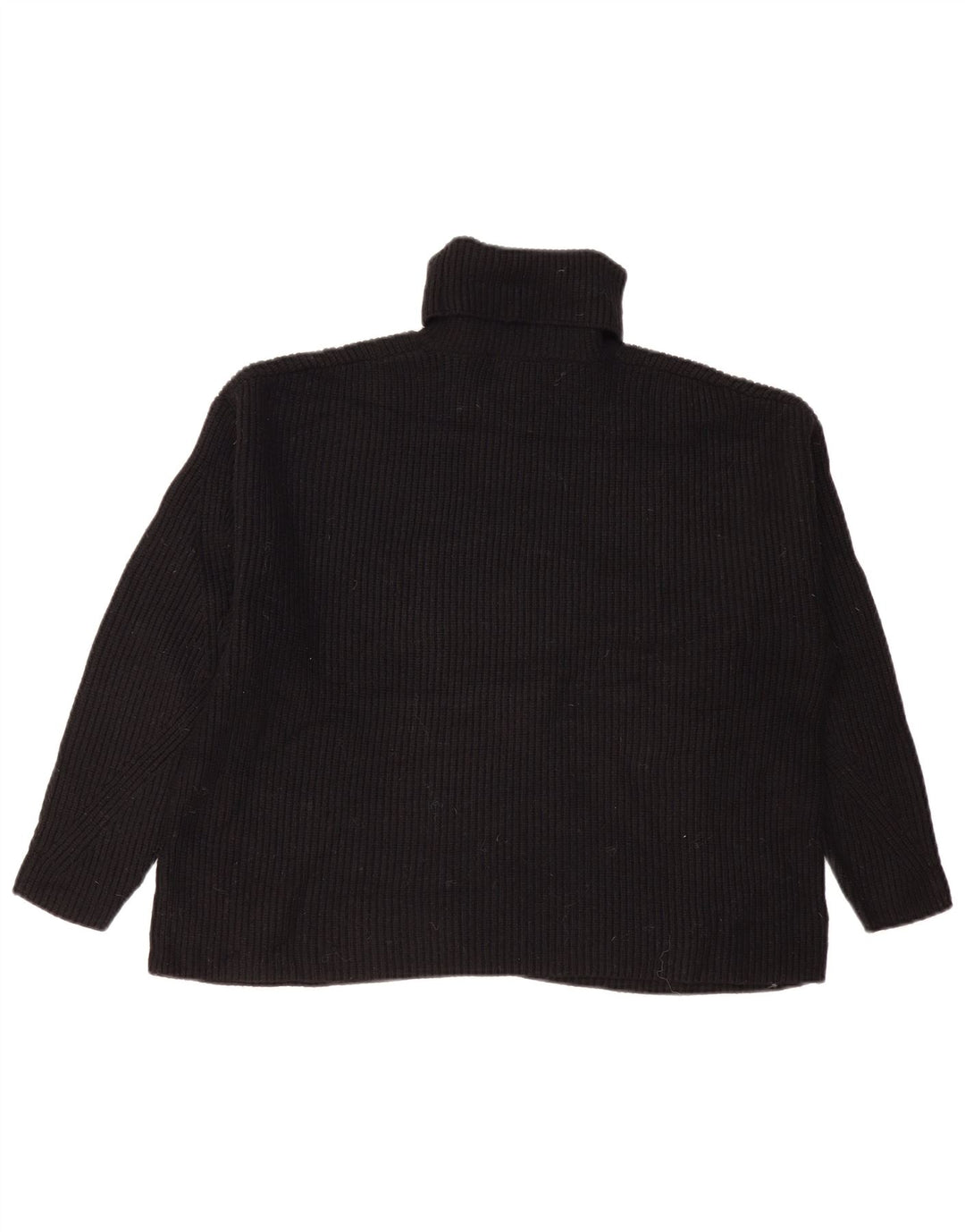 Marks & Spencer Damen-Pullover, übergroß, Rollkragenpullover, Gr. 40, Größe L, Schwarz