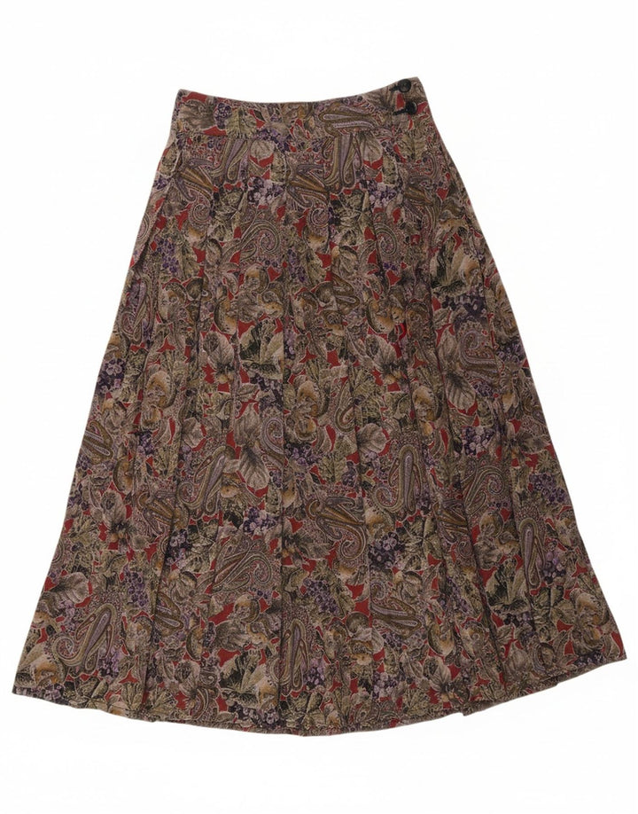 ATOS LOMBARDINI Womens Knife Pleated Skirt IT 42 Medium W26  Multicoloured Vintage Atos Lombardini and Second-Hand Atos Lombardini from Messina Hembry 