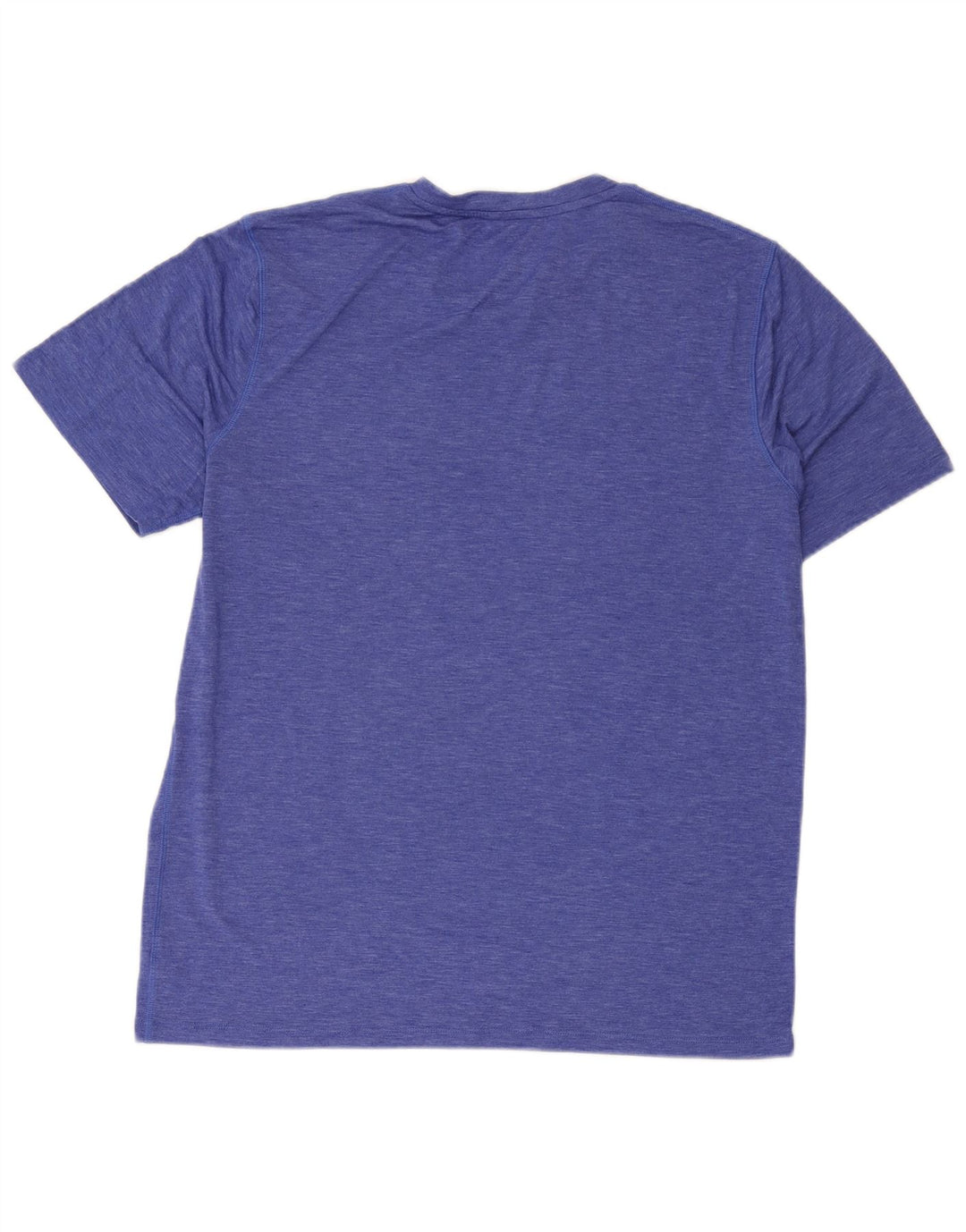 Champion Herren-T-Shirt-Oberteil, großes, blau meliertes Polyester