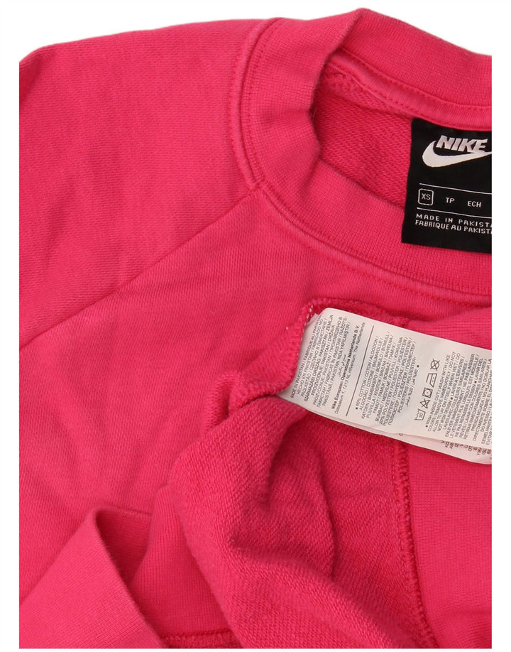 Nike Herren Sweatshirt Pullover XS Rosa Baumwolle