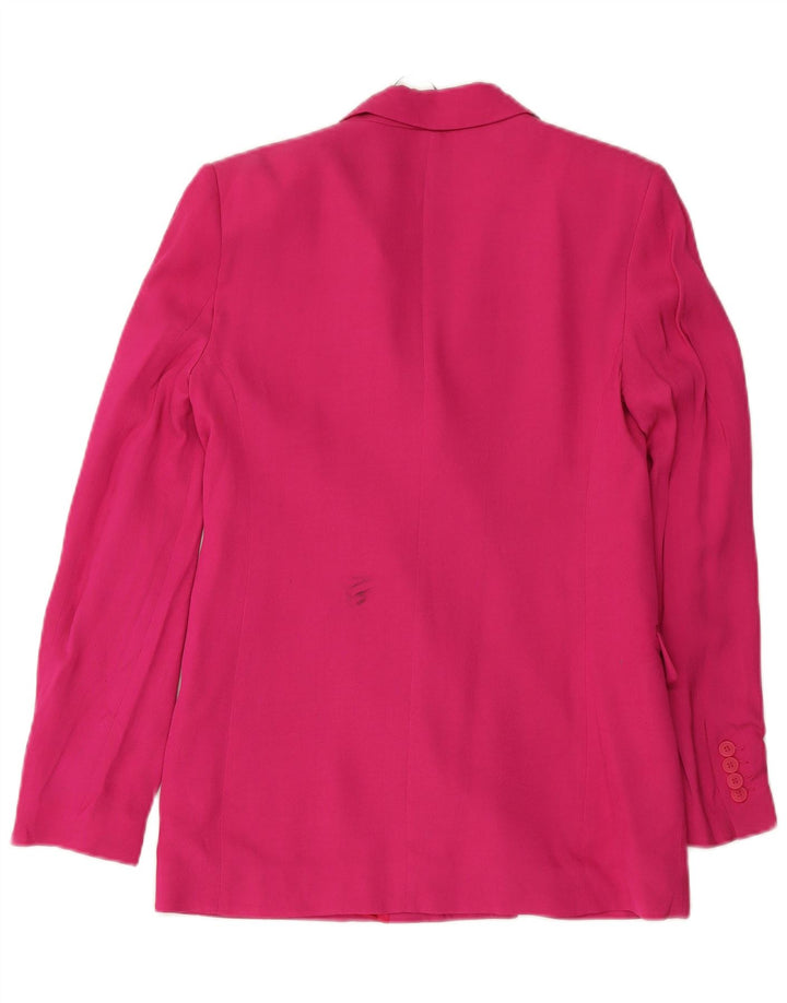 ZARA Damen-Blazer mit lockerer Passform, zweireihig, Gr. 6, XS, rosa Viskose