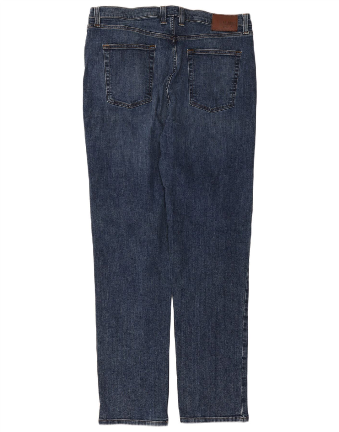 L.L.BEAN Herren Slim Jeans W38 L34 Blaue Baumwolle