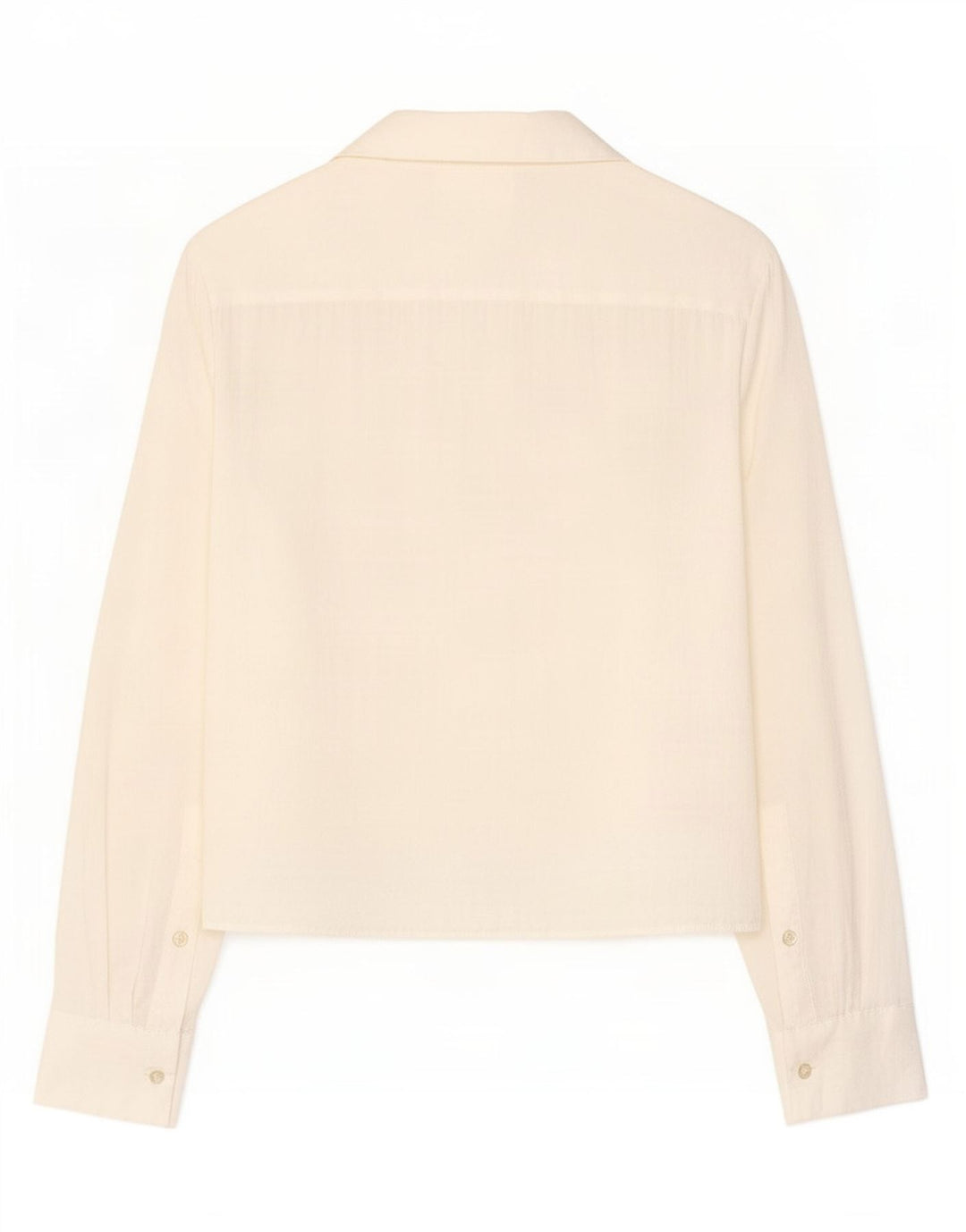Zara Damen Hemdbluse UK 10 Small Off White Modal