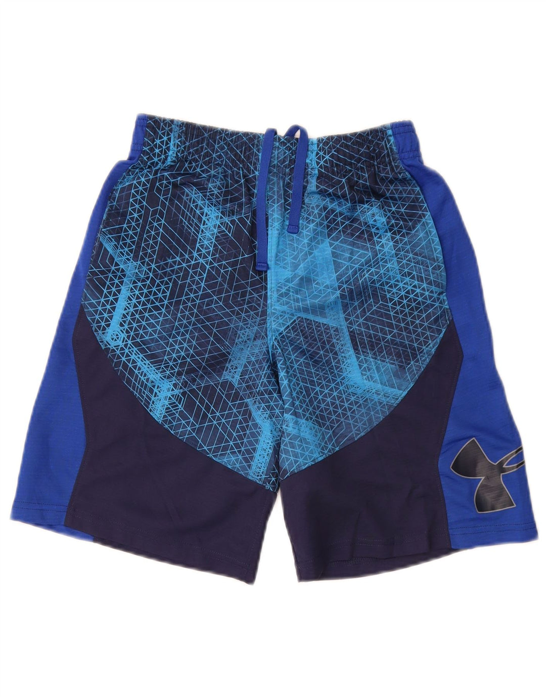 Under Armour Heat Gear Sportshorts für Jungen, 9–10 Jahre, Mittelblau, Farbblock