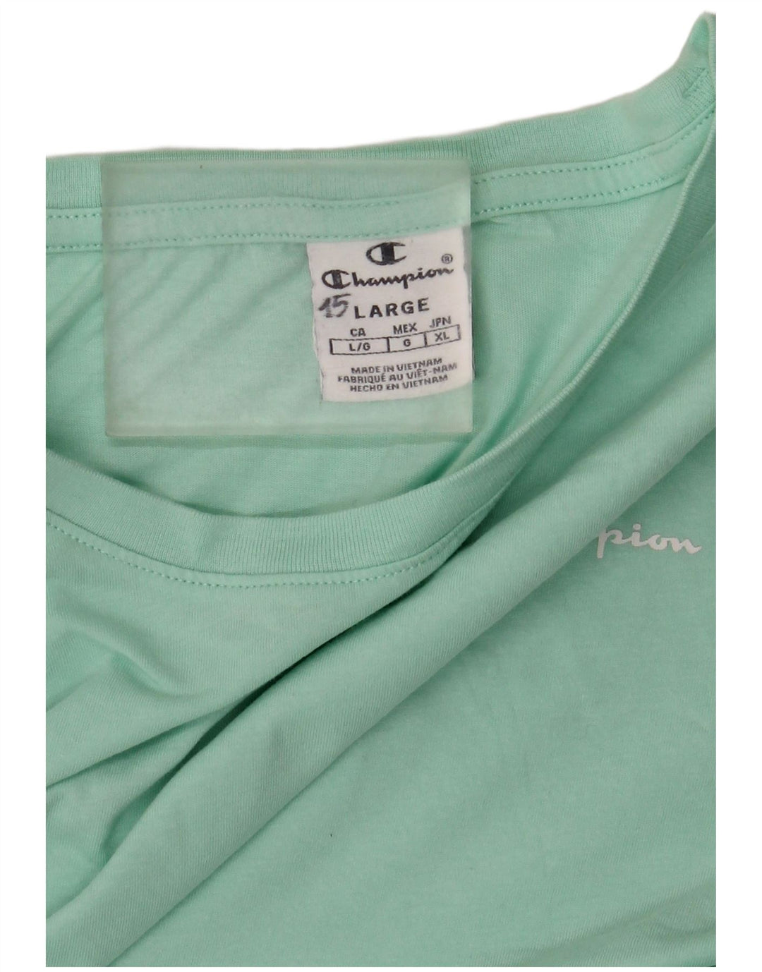 Champion Damen T-Shirt Top UK 14 Large Grün
