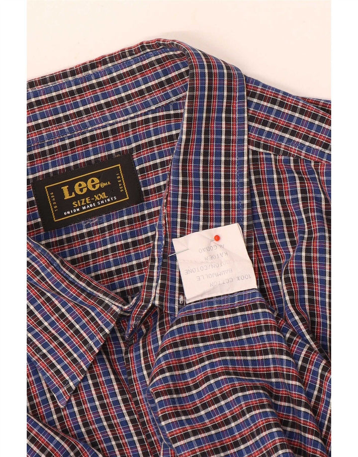 Lee Herrenhemd 2XL, mehrfarbig, Gingham-Baumwolle