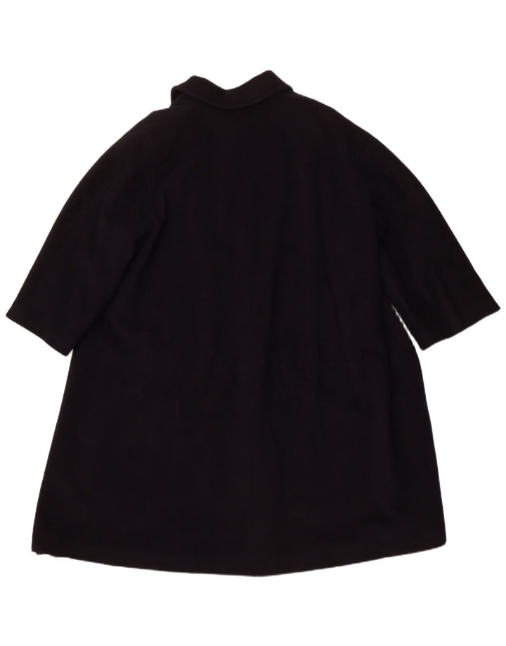 LUISA SPAGNOLI Damen Übergroßer Mantel UK 16 Große marineblaue Schurwolle