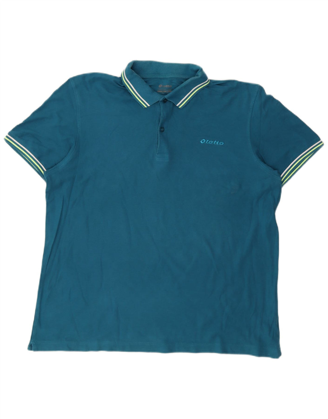 Lotto Herren Poloshirt XL Blau Baumwolle