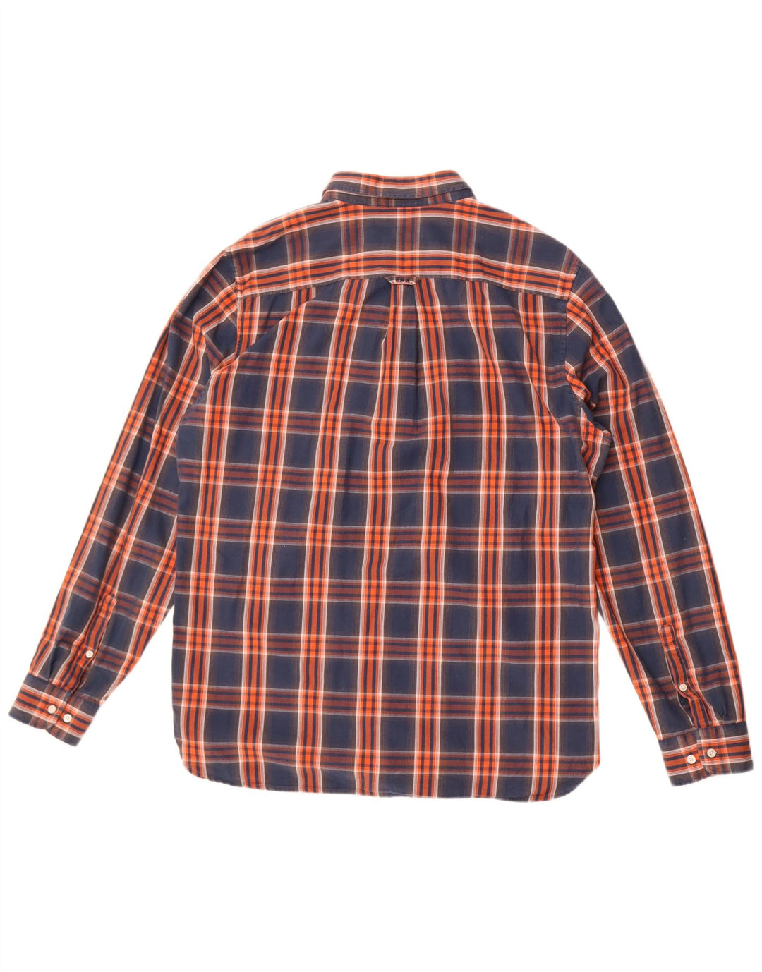 Superdry Herren Flanellhemd 2XL Marineblau kariert Baumwolle