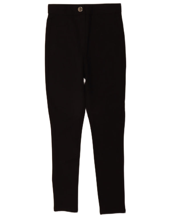 Zara Skinny-Freizeithose für Damen, mittelgroß, W28, L28, schwarze Viskose