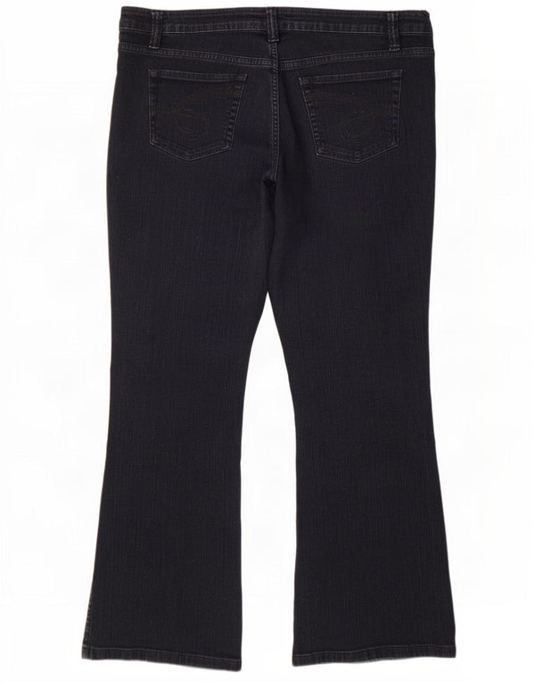 Marks & Spencer Damen Autograph Bootcut Jeans UK 22 3XL W42 L31 Schwarz