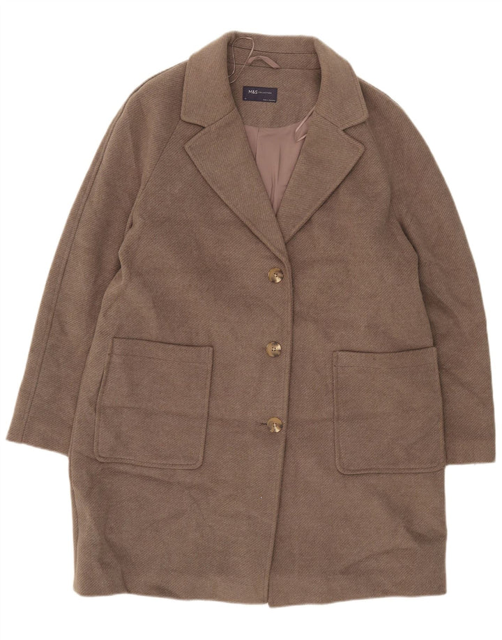 Marks & Spencer Damenmantel UK 18 XL Grau Polyester