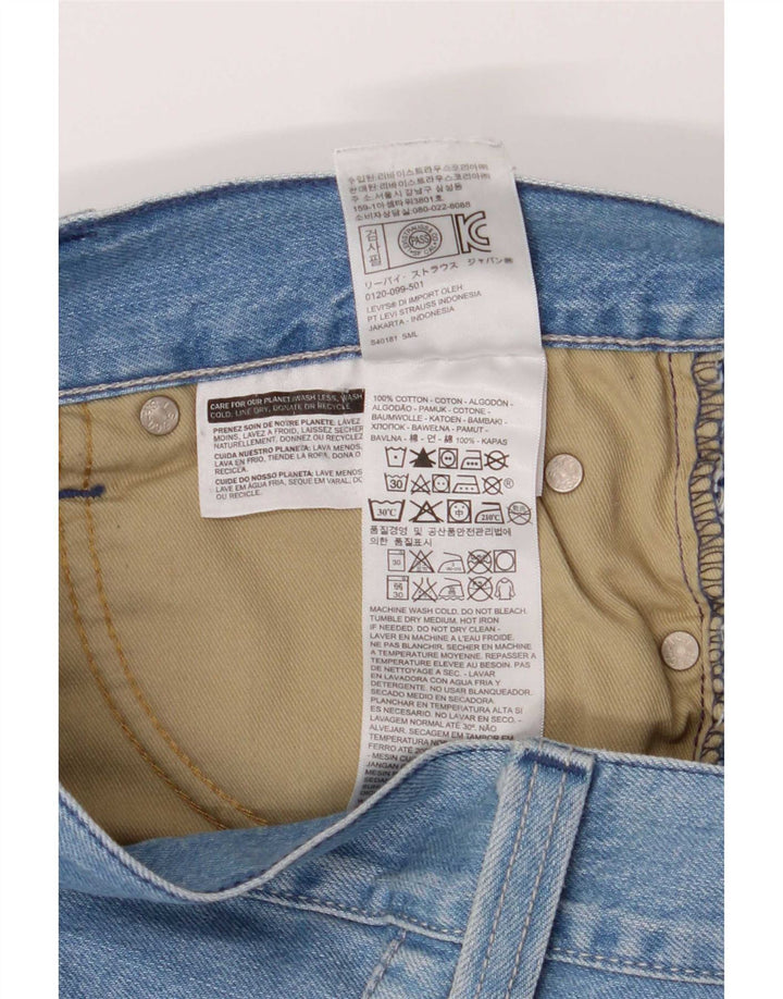 Levi's Damen 511 Slim Jeans W33 L32 Blaue Baumwolle