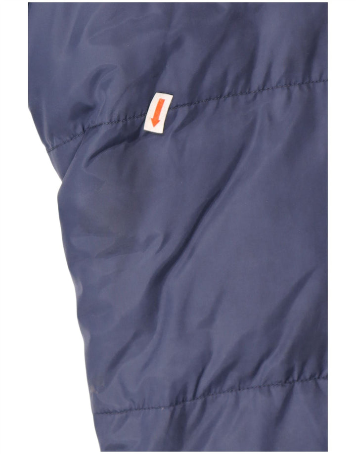 KAPPA Wattierte Herrenjacke mit Kapuze, UK 38, mittelmarineblau, Polyamid