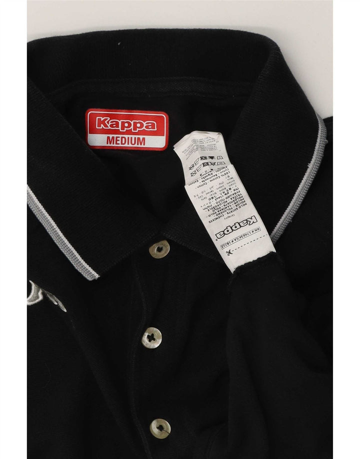 Kappa Herren Poloshirt Mittelschwarze Baumwolle