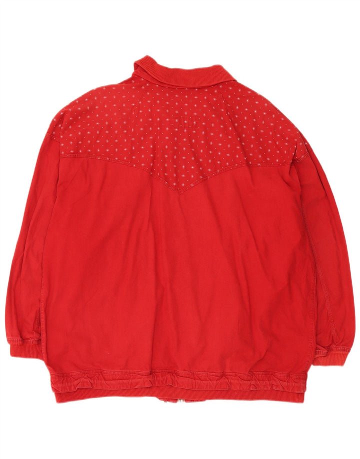 Belfe & Belfe Damen Übergroße Bomberjacke IT 44 Mittelrot