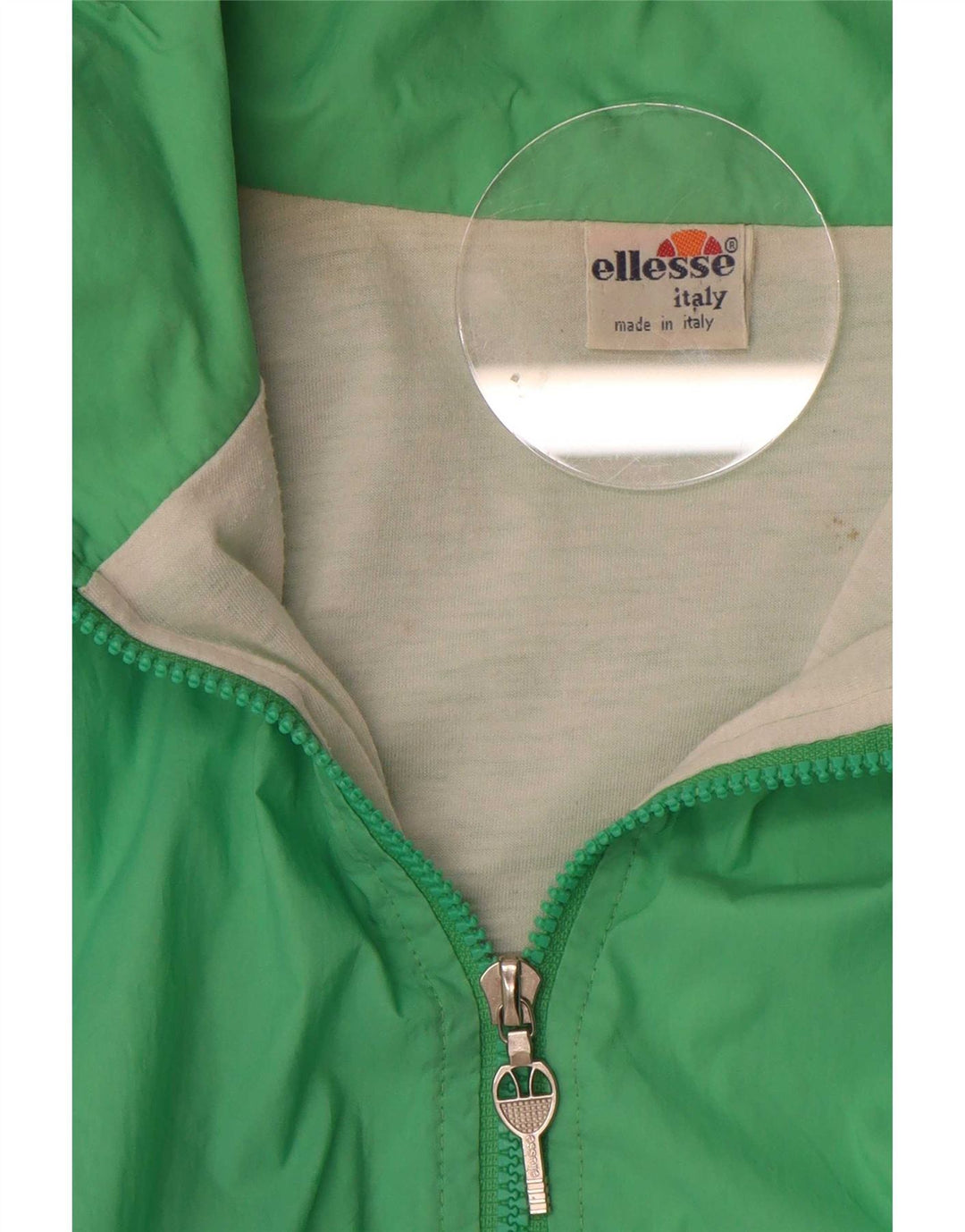 Ellesse Herren-Trainingsanzug-Top-Jacke, Mittelgrün, Farbblock