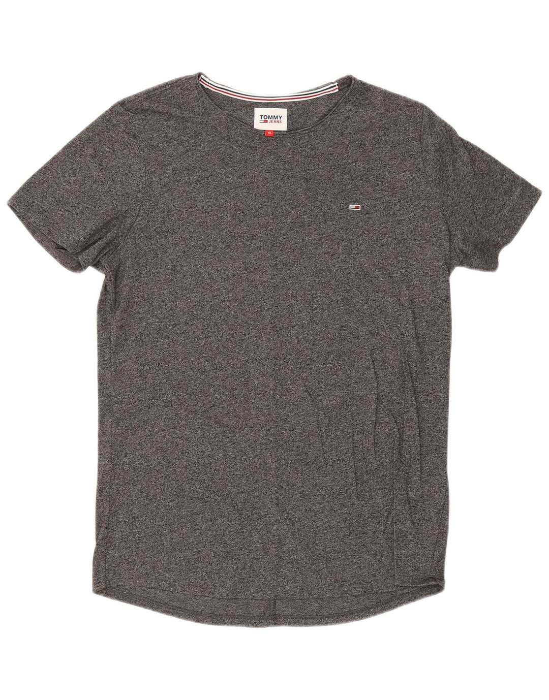 Tommy Hilfiger Herren T-Shirt Top XL Grau meliert