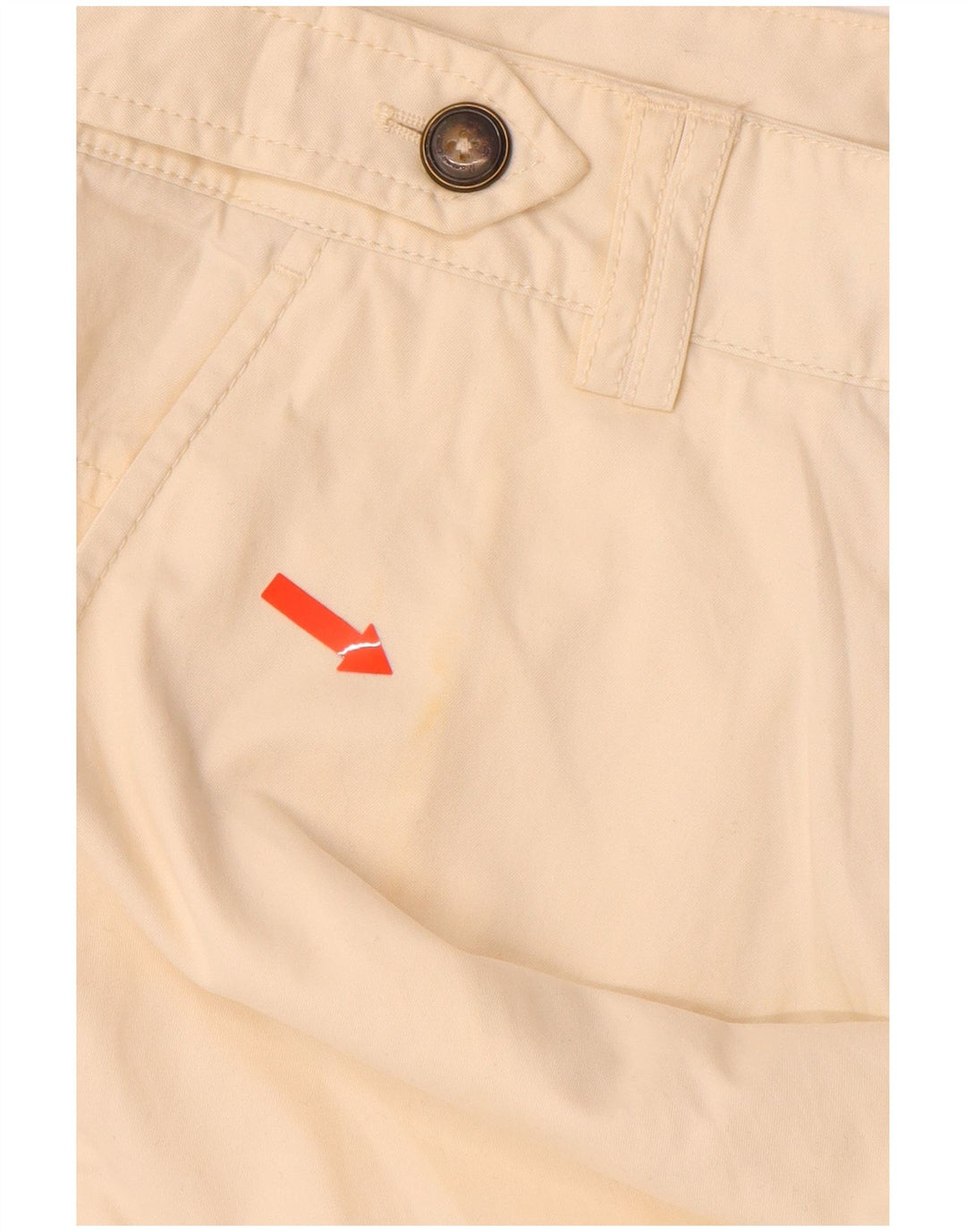 MASSIMO DUTTI Gerade Chino-Hose für Damen, EU 42, Größe L, W32, L34, Beige
