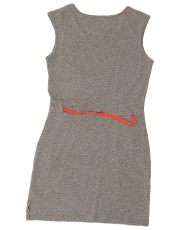 Superdry Damen Ärmelloses Etuikleid UK 14 Large Grau Polyester