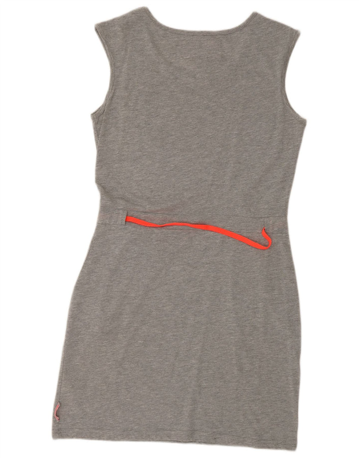 Superdry Damen Ärmelloses Etuikleid UK 14 Large Grau Polyester