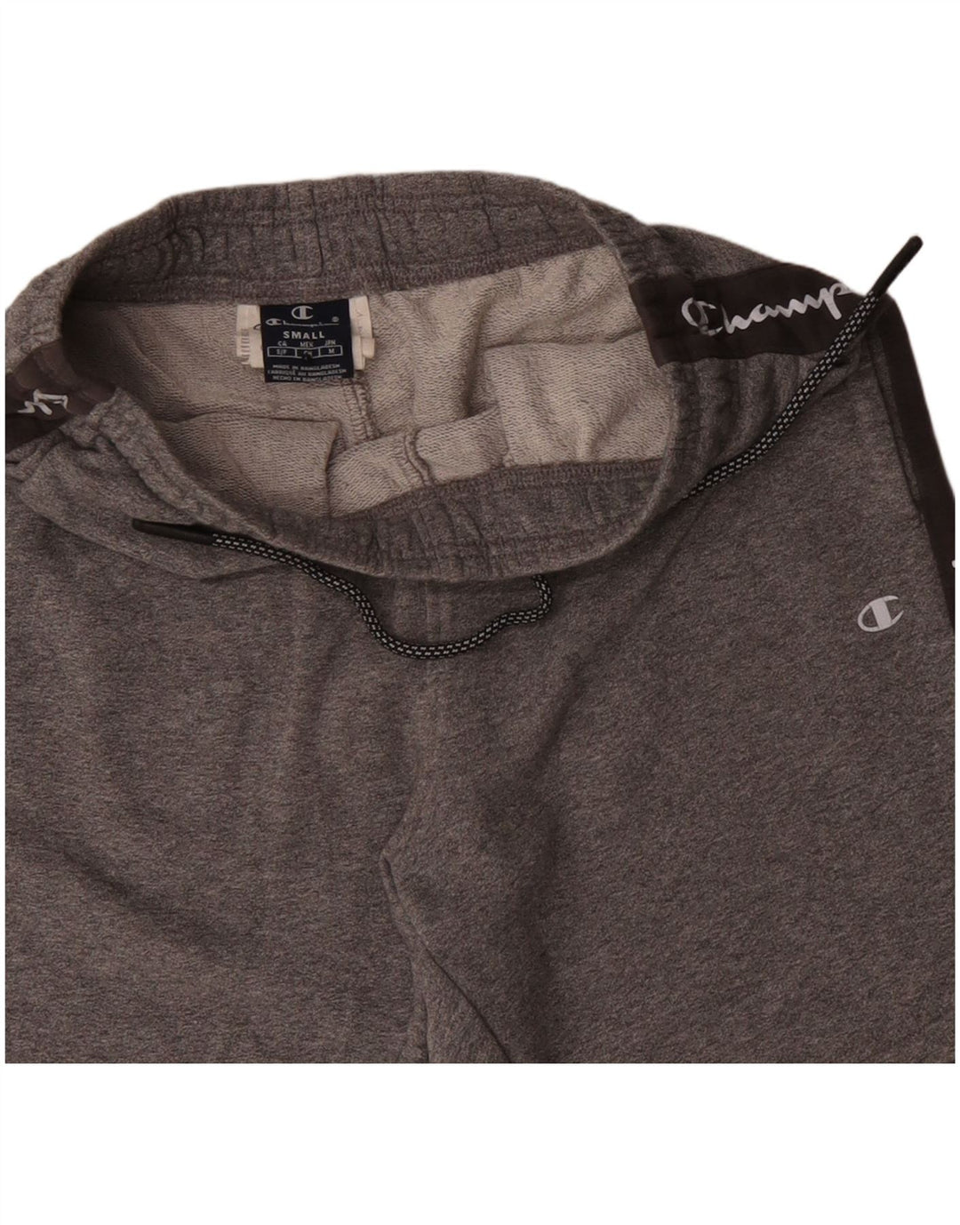 Champion Herren-Sportshorts mit Grafik, Größe S, Grau, Colourblock-Baumwolle