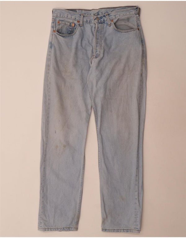 Levi's Herren 517 Straight Jeans W34 L32 Blaue Baumwolle
