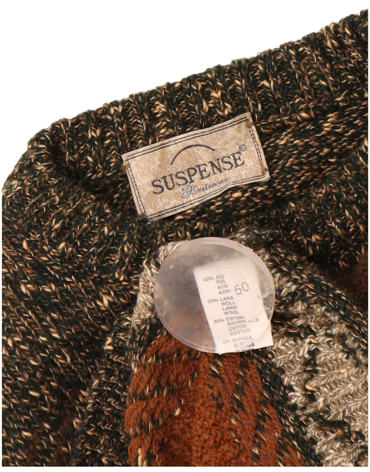 Suspence Herren-Pullover mit Rundhalsausschnitt IT 50 Medium Mehrfarbig Fair Isle