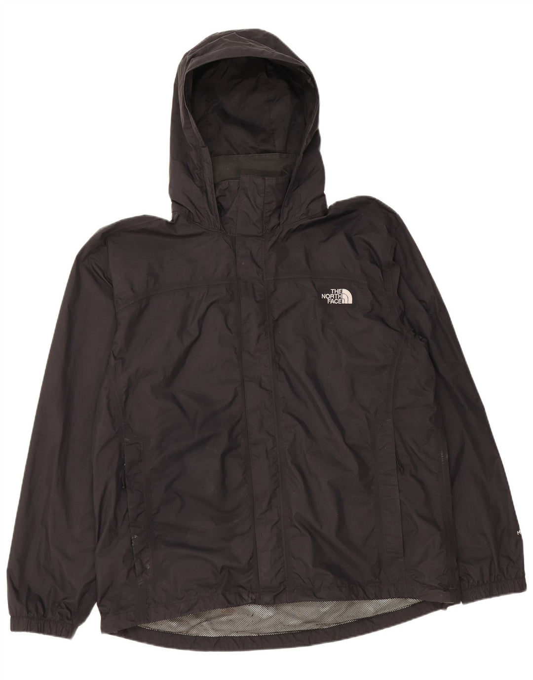 The North Face Herren-Regenjacke mit Kapuze, UK 40, großes schwarzes Nylon