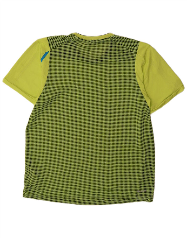 Adidas Herren Climacool T-Shirt Top Large Grün Polyester