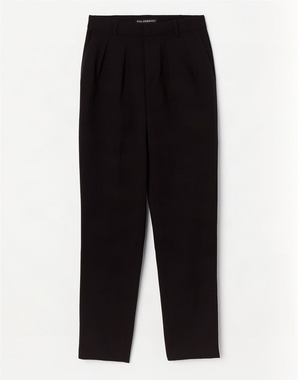 Zara Damen Slim Anzughose XS W24 L27 Schwarz