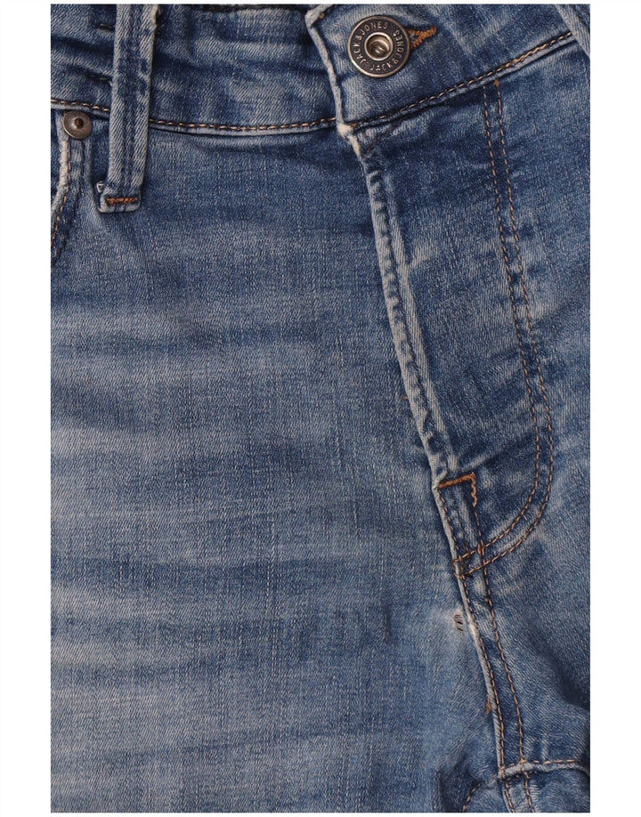 Jack & Jones Herren GLENN Slim Jeans W32 L34 Blaue Baumwolle