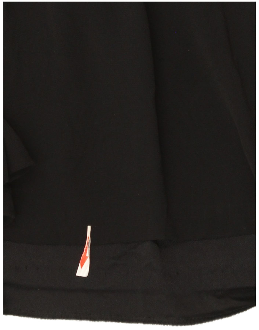 Zara Damen Top Langarm UK 14 Medium Schwarz Colourblock Viskose