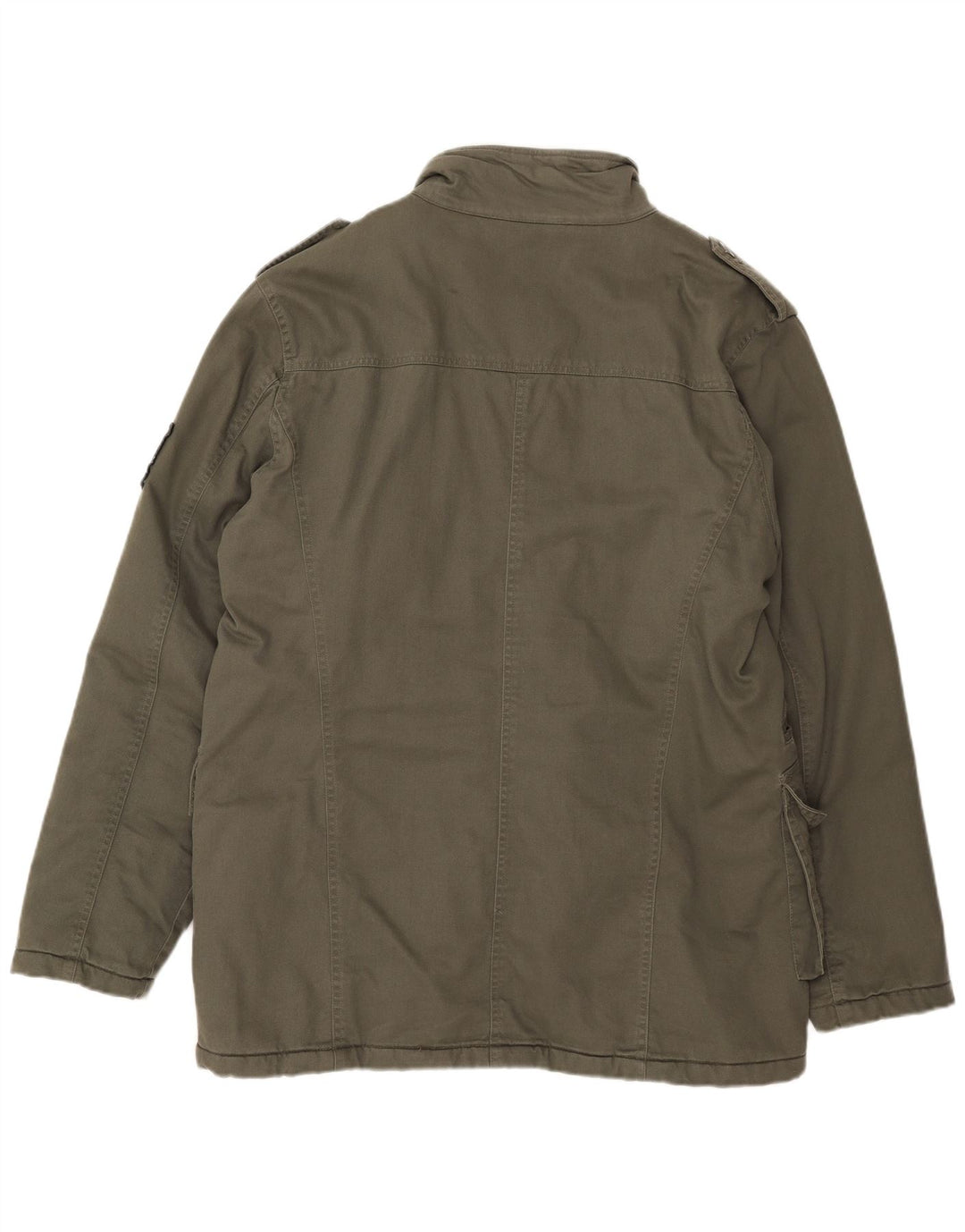 Muchmore Herren Militärjacke UK 42 XL Khaki Baumwolle