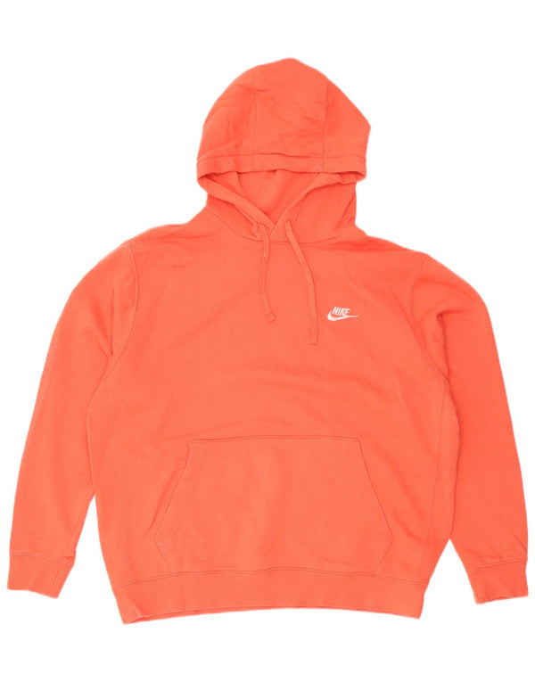 Nike Herren Hoodie Pullover XL Orange Baumwolle