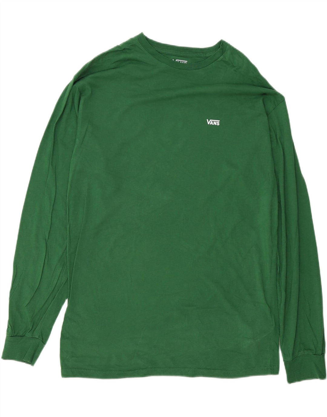 Vans Herren-Oberteil mit klassischer Passform, langärmelig, groß, grüne Baumwolle