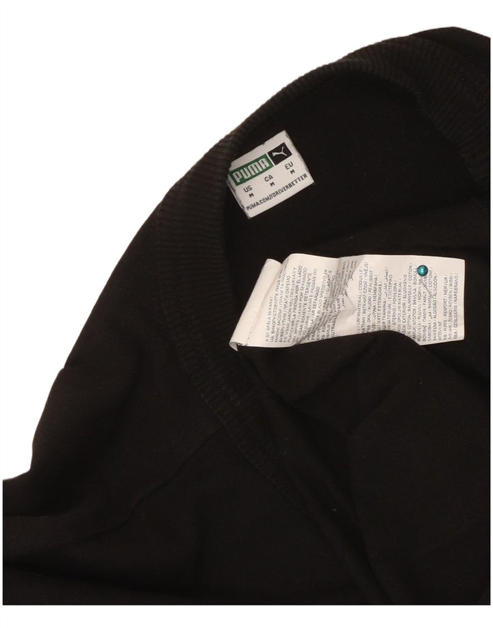 Puma Damen A-Linien-Kleid UK 14 Mittelschwarze Baumwolle