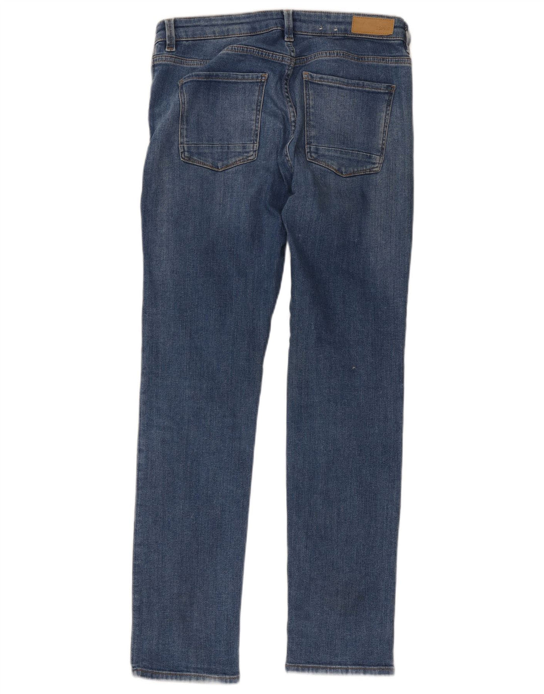 Esprit Damen Straight Jeans W30 L32 Blaue Baumwolle