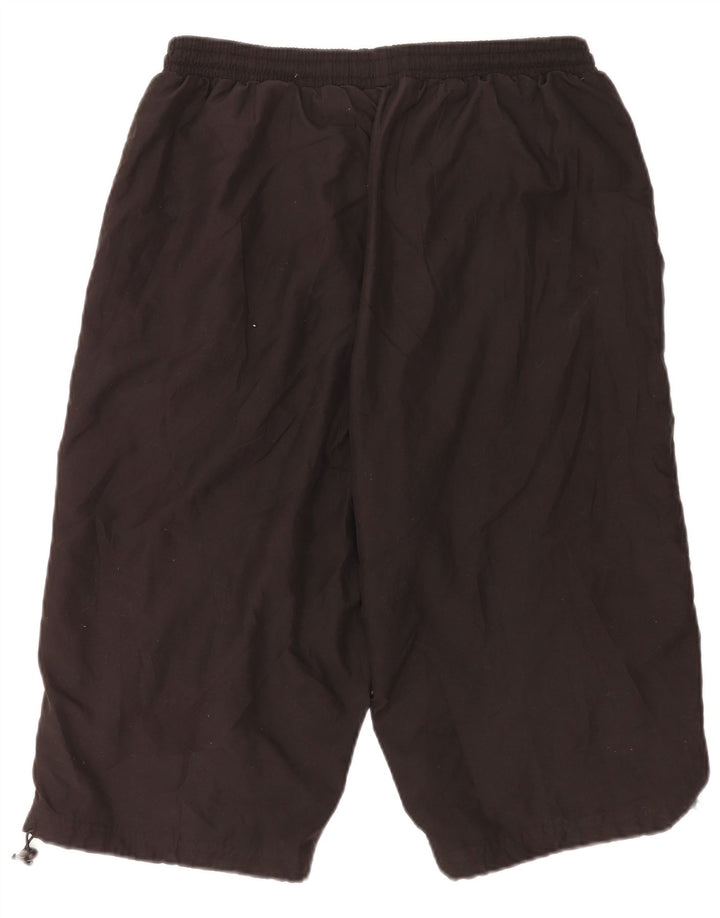 Umbro Herren-Bermuda-Sportshorts, großes schwarzes Polyester