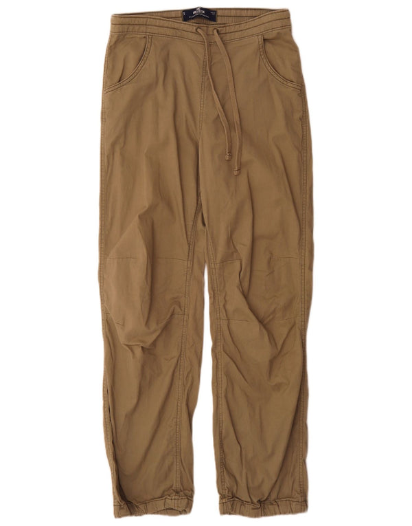 Hollister Baggy Relaxed Fit-Hose für Damen, Größe S, W26, L29, Khaki, Baumwolle