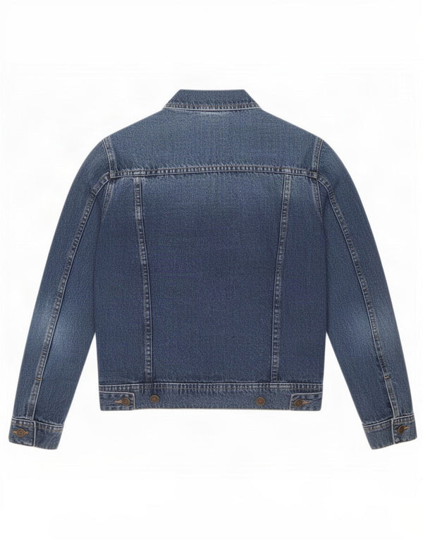 Zara Damen Jeansjacke UK 10 Small Blaue Baumwolle