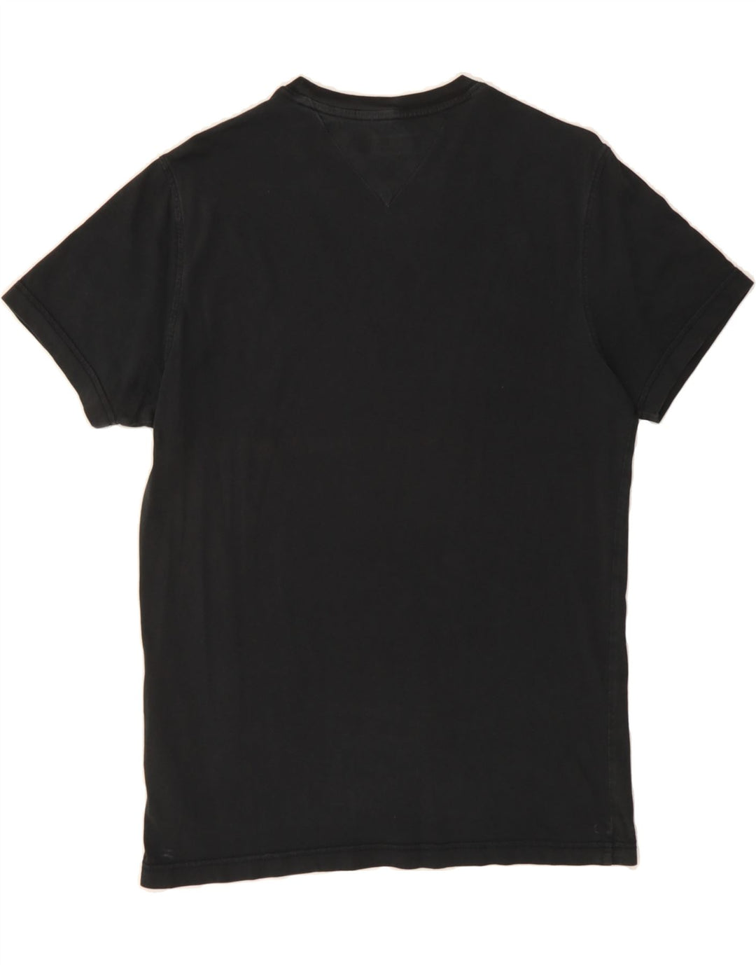 TOMMY HILFIGER Mens T-Shirt Top Medium Black Cotton Vintage Tommy Hilfiger and Second-Hand Tommy Hilfiger from Messina Hembry 