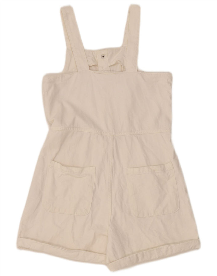Zara Denim-Playsuit für Mädchen, 13–14 Jahre, weiße Baumwolle