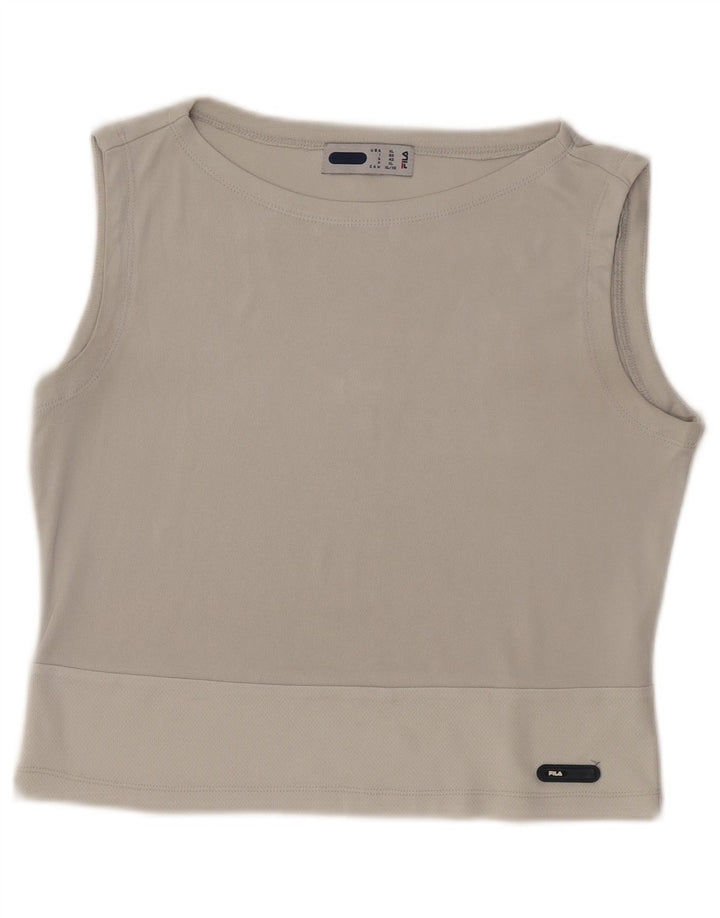 Fila Damen Crop Vest Top IT 50 XL Grau