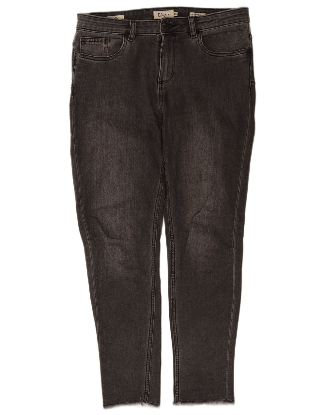 Dack's Damen Crop Skinny Jeans IT 46 Large W30 L26 Grau