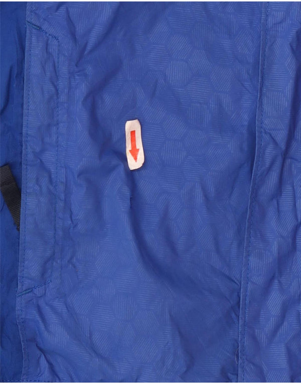 The North Face Jungen-Regenjacke mit Kapuze, 14–15 Jahre, blaues Farbblockdesign